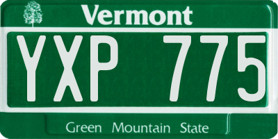 VT license plate YXP775