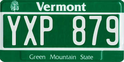 VT license plate YXP879