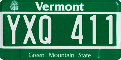VT license plate YXQ411