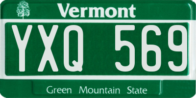 VT license plate YXQ569