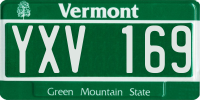 VT license plate YXV169
