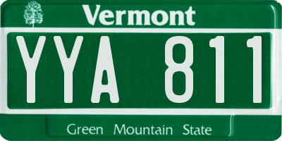 VT license plate YYA811
