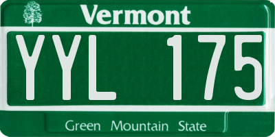 VT license plate YYL175
