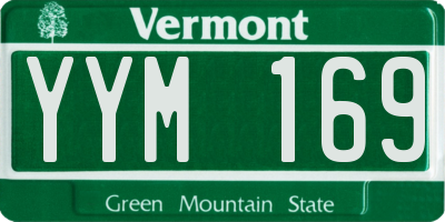 VT license plate YYM169
