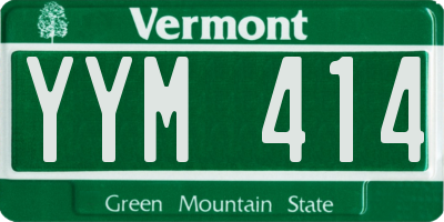 VT license plate YYM414