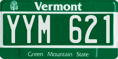 VT license plate YYM621