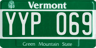 VT license plate YYP069
