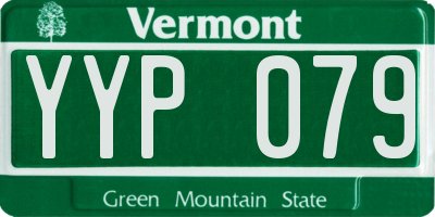 VT license plate YYP079