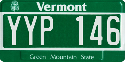 VT license plate YYP146