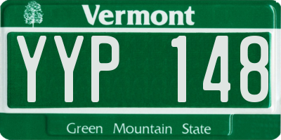 VT license plate YYP148
