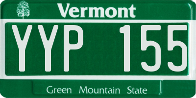 VT license plate YYP155