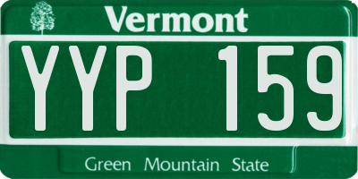 VT license plate YYP159