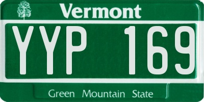 VT license plate YYP169