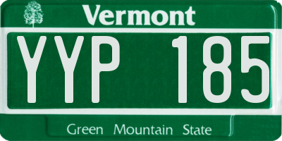 VT license plate YYP185