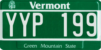 VT license plate YYP199
