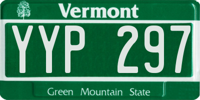 VT license plate YYP297