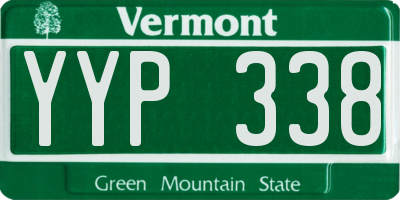 VT license plate YYP338