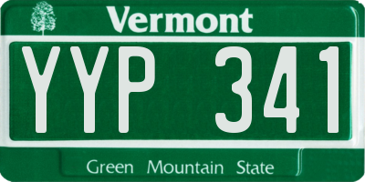 VT license plate YYP341