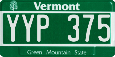 VT license plate YYP375