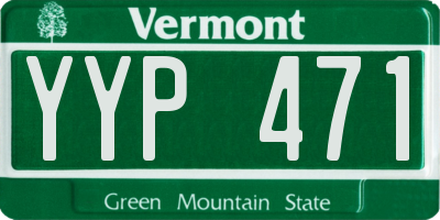 VT license plate YYP471