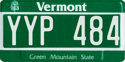 VT license plate YYP484