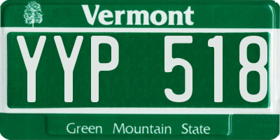 VT license plate YYP518