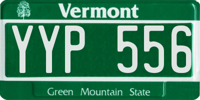 VT license plate YYP556