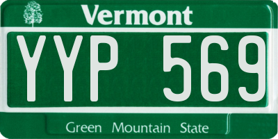 VT license plate YYP569