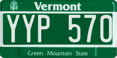 VT license plate YYP570