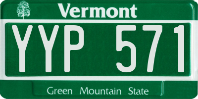 VT license plate YYP571