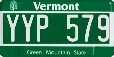 VT license plate YYP579