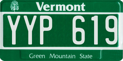 VT license plate YYP619