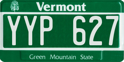 VT license plate YYP627