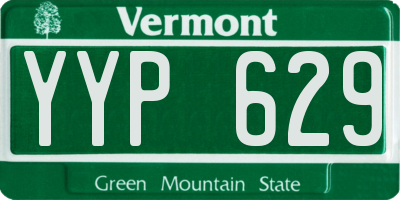 VT license plate YYP629