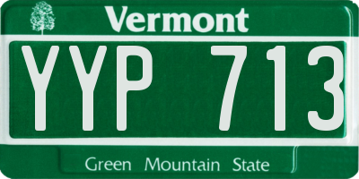 VT license plate YYP713