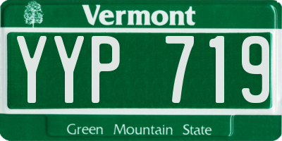 VT license plate YYP719