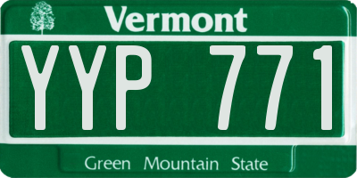 VT license plate YYP771