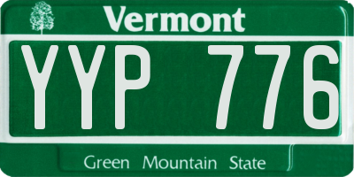 VT license plate YYP776