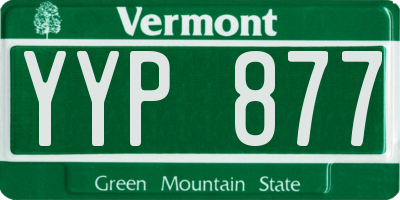 VT license plate YYP877