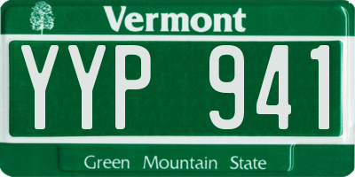 VT license plate YYP941