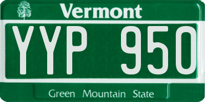 VT license plate YYP950