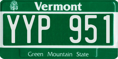 VT license plate YYP951