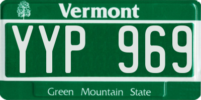 VT license plate YYP969