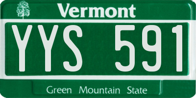 VT license plate YYS591
