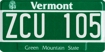 VT license plate ZCU105