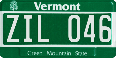 VT license plate ZIL046
