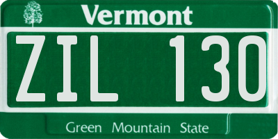 VT license plate ZIL130