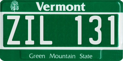 VT license plate ZIL131