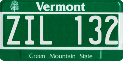 VT license plate ZIL132