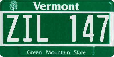 VT license plate ZIL147